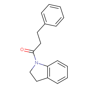 1-(2,3-dihydro-1H-indol-1-yl)-3-phenylpropan-1-one