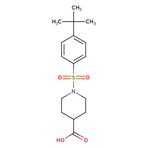 1-(4-tert-butylbenzenesulfonyl)piperidine-4-carboxylic acid