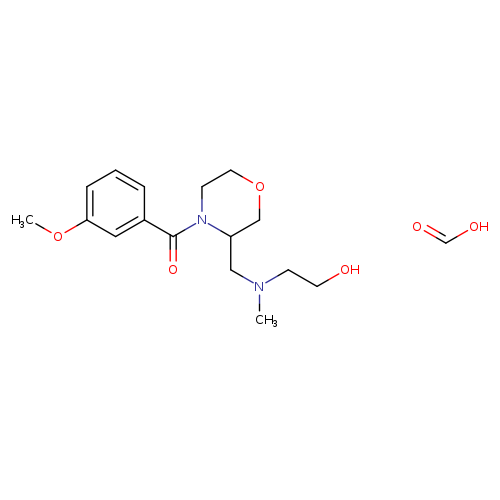 2-({[4-(3-methoxybenzoyl)morpholin-3-yl]methyl}(methyl)amino)ethan-1-ol; formic acid