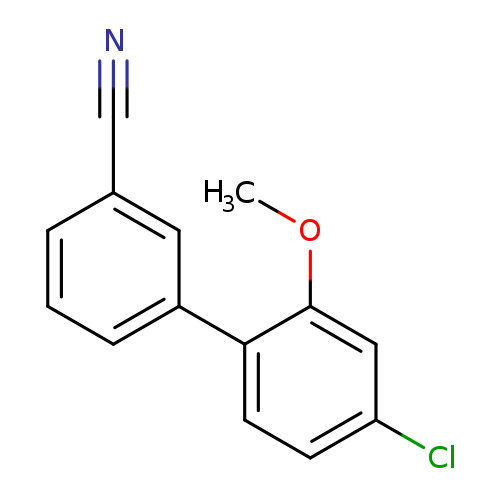 3-(4-Chloro-2-methoxyphenyl)benzonitrile