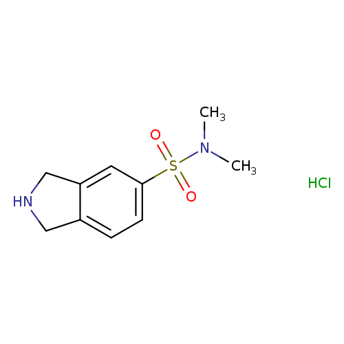 N,N-dimethyl-2,3-dihydro-1H-isoindole-5-sulfonamide hydrochloride
