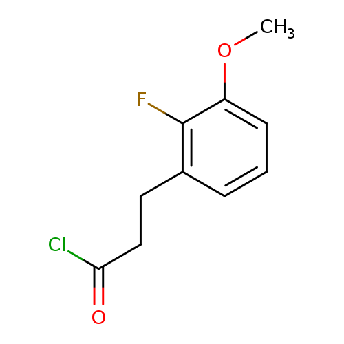 3-(2-fluoro-3-methoxyphenyl)propanoyl chloride