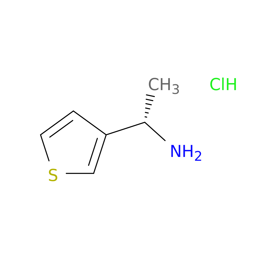 (S)-1-(Thiophen-3-yl)ethan-1-amine hydrochloride
