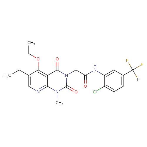 N-[2-chloro-5-(trifluoromethyl)phenyl]-2-{5-ethoxy-6-ethyl-1-methyl-2,4-dioxo-1H,2H,3H,4H-pyrido[2,3-d]pyrimidin-3-yl}acetamide