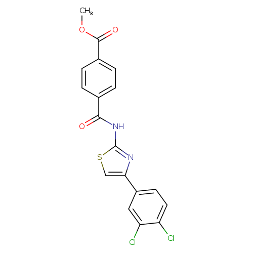 methyl 4-{[4-(3,4-dichlorophenyl)-1,3-thiazol-2-yl]carbamoyl}benzoate