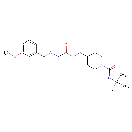 N-{[1-(tert-butylcarbamoyl)piperidin-4-yl]methyl}-N'-[(3-methoxyphenyl)methyl]ethanediamide