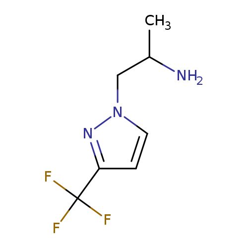 1-[3-(Trifluoromethyl)-1h-pyrazol-1-yl]propan-2-amine
