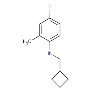 N-(cyclobutylmethyl)-4-fluoro-2-methylaniline