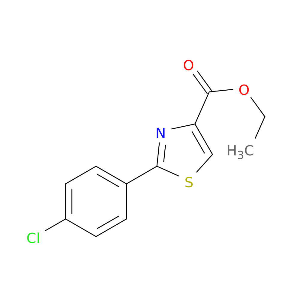 ETHYL 2-(4-CHLOROPHENYL)THIAZOLE-4-CARBOXYLATE