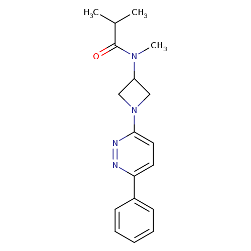 N,2-dimethyl-N-[1-(6-phenylpyridazin-3-yl)azetidin-3-yl]propanamide
