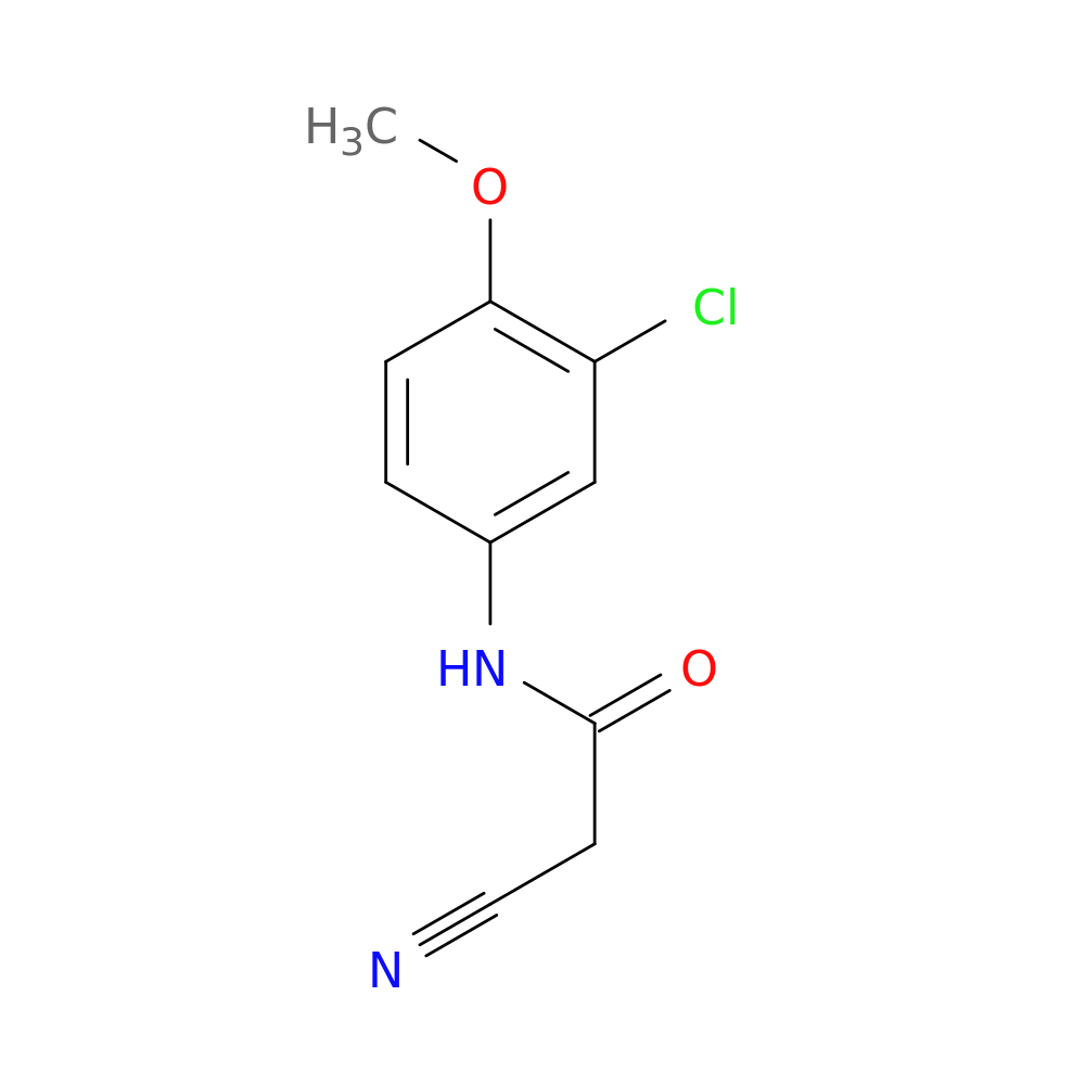 N-(3-Chloro-4-methoxyphenyl)-2-cyanoacetamide