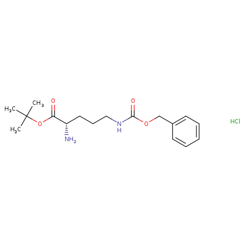 L-Ornithine, N5-[(phenylmethoxy)carbonyl]-, 1,1-dimethylethyl ester, hydrochloride (1:1)