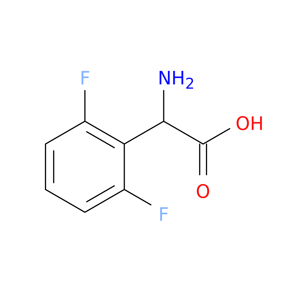Benzeneacetic acid, a-amino-2,6-difluoro-