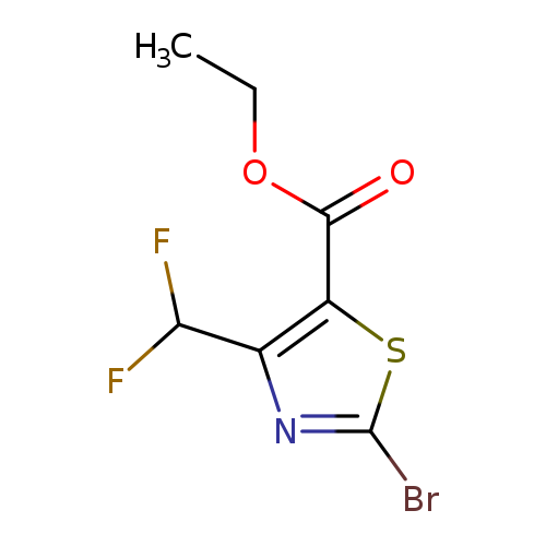 ethyl2-bromo-4-(difluoromethyl)-1,3-thiazole-5-carboxylate