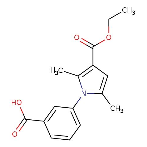 3-[3-(Ethoxycarbonyl)-2,5-dimethyl-1h-pyrrol-1-yl]benzoic acid