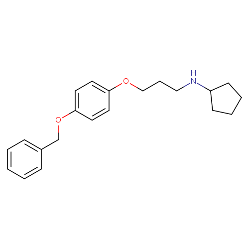 N-{3-[4-(benzyloxy)phenoxy]propyl}cyclopentanamine