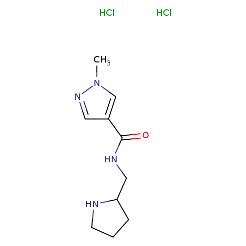 1-methyl-N-[(pyrrolidin-2-yl)methyl]-1H-pyrazole-4-carboxamide dihydrochloride