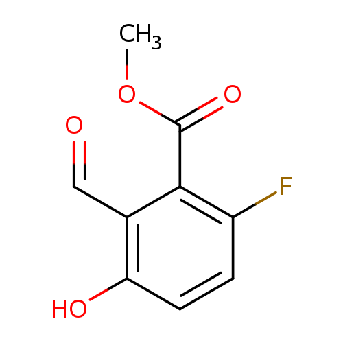 methyl 6-fluoro-2-formyl-3-hydroxybenzoate