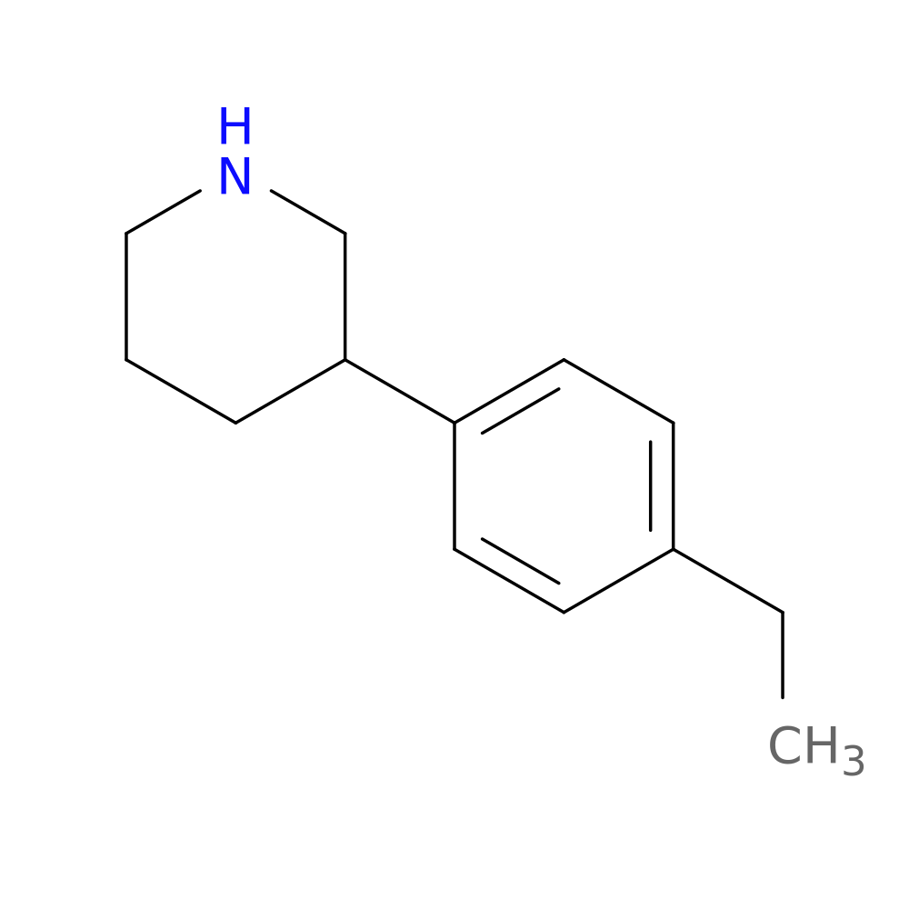 3-(4-ethylphenyl)piperidine