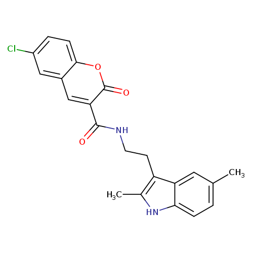 6-chloro-N-[2-(2,5-dimethyl-1H-indol-3-yl)ethyl]-2-oxo-2H-chromene-3-carboxamide