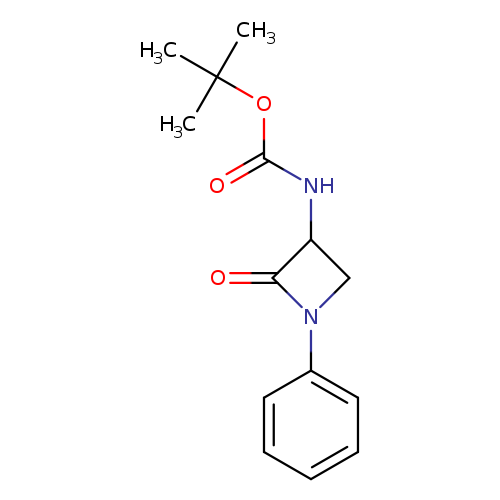 tert-butyl N-(2-oxo-1-phenylazetidin-3-yl)carbamate