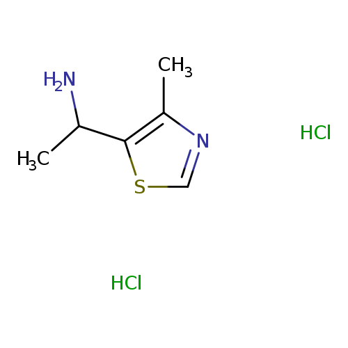 1-(4-methyl-1,3-thiazol-5-yl)ethan-1-aminedihydrochloride