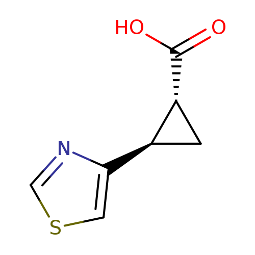 rac-(1R,2R)-2-(1,3-thiazol-4-yl)cyclopropane-1-carboxylicacid