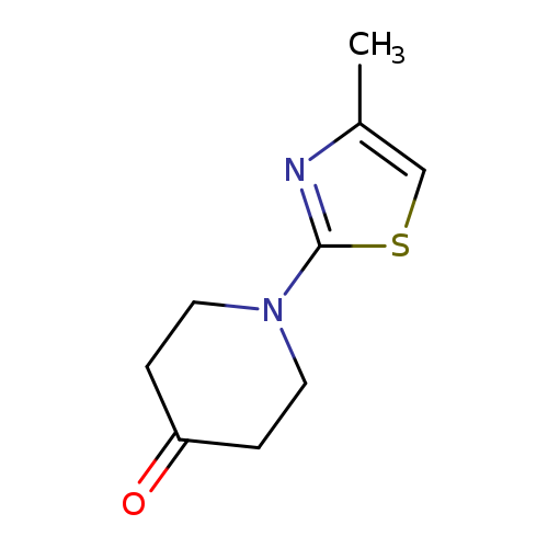 1-(4-methyl-1,3-thiazol-2-yl)piperidin-4-one