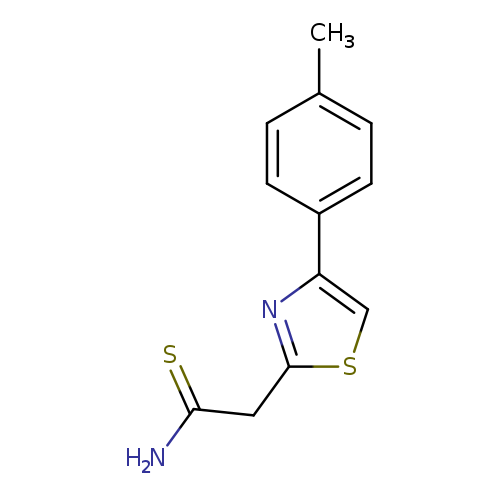 2-[4-(4-methylphenyl)-1,3-thiazol-2-yl]ethanethioamide