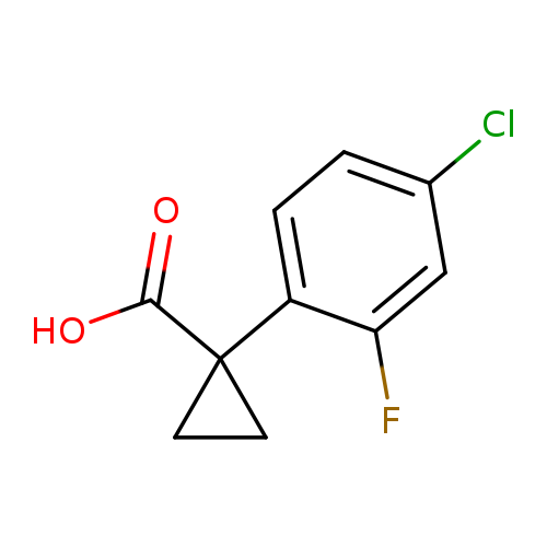 Cyclopropanecarboxylic acid, 1-(4-chloro-2-fluorophenyl)-