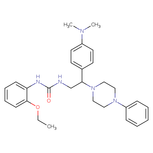 1-{2-[4-(dimethylamino)phenyl]-2-(4-phenylpiperazin-1-yl)ethyl}-3-(2-ethoxyphenyl)urea