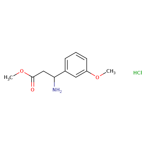 methyl DL-3-amino-3-(3-methoxyphenyl)propanoate hydrochloride