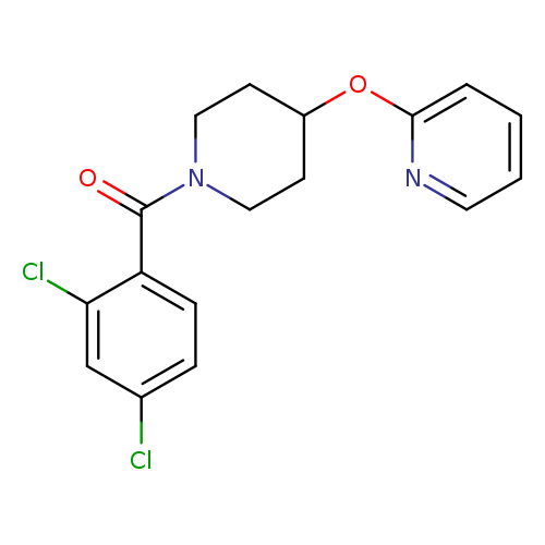2-{[1-(2,4-dichlorobenzoyl)piperidin-4-yl]oxy}pyridine