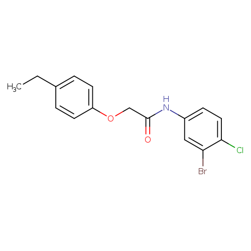 N-(3-Bromo-4-chlorophenyl)-2-(4-ethylphenoxy)acetamide