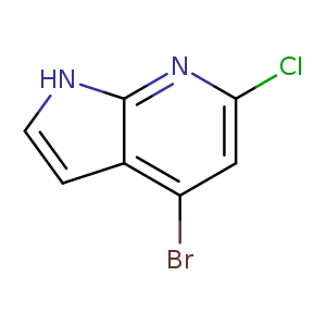 4-Bromo-6-chloro-1H-pyrrolo[2,3-b]pyridine