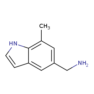1H-Indole-5-methanamine, 7-methyl-