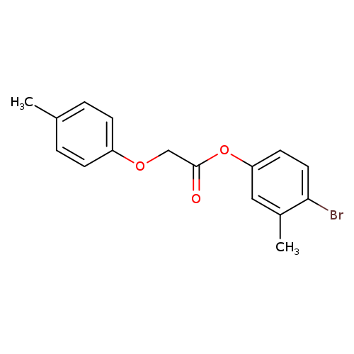 4-bromo-3-methylphenyl (4-methylphenoxy)acetate