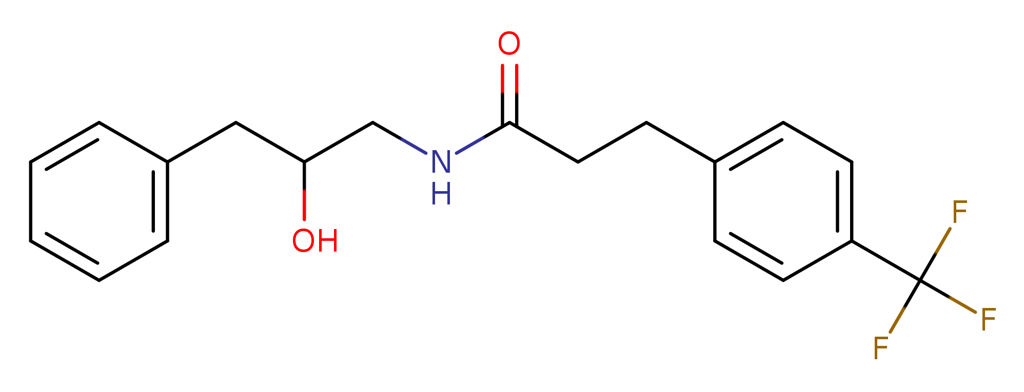 N-(2-hydroxy-3-phenylpropyl)-3-[4-(trifluoromethyl)phenyl]propanamide