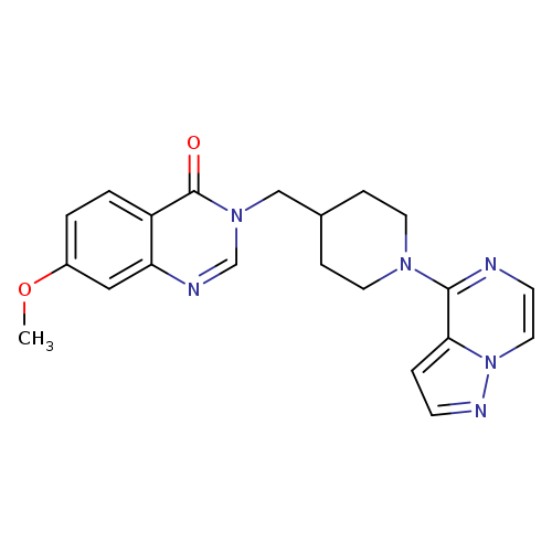 7-methoxy-3-[(1-{pyrazolo[1,5-a]pyrazin-4-yl}piperidin-4-yl)methyl]-3,4-dihydroquinazolin-4-one