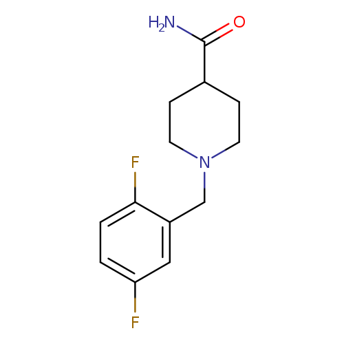 1-[(2,5-difluorophenyl)methyl]piperidine-4-carboxamide