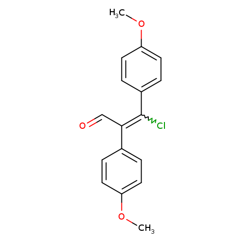 (2E)-3-chloro-2,3-bis(4-methoxyphenyl)prop-2-enal
