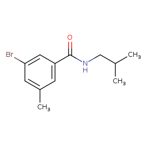 3-bromo-5-methyl-N-(2-methylpropyl)benzamide