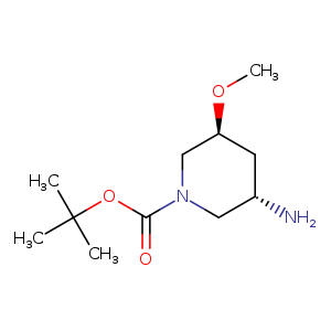 tert-butyl (3S,5S)-3-amino-5-methoxypiperidine-1-carboxylate