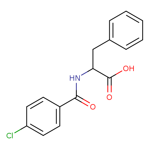 2-[(4-chlorophenyl)formamido]-3-phenylpropanoic acid
