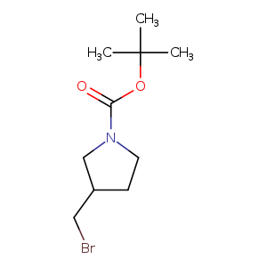 1-Pyrrolidinecarboxylic acid, 3-(bromomethyl)-, 1,1-dimethylethyl ester
