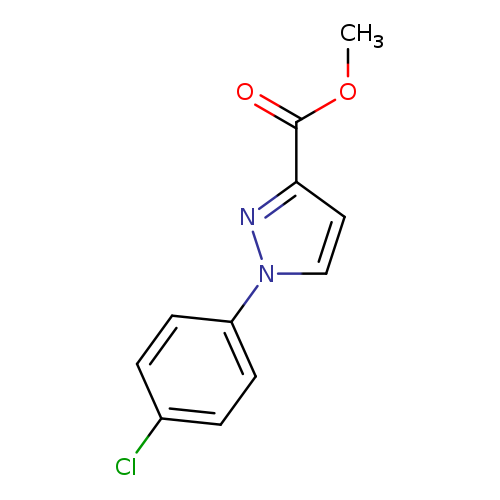 methyl 1-(4-chlorophenyl)-1H-pyrazole-3-carboxylate
