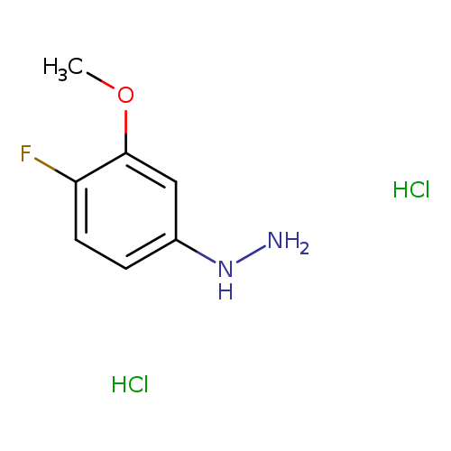 (4-fluoro-3-methoxyphenyl)hydrazinedihydrochloride