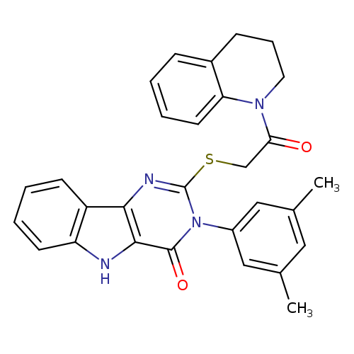3-(3,5-dimethylphenyl)-2-{[2-oxo-2-(1,2,3,4-tetrahydroquinolin-1-yl)ethyl]sulfanyl}-3H,4H,5H-pyrimido[5,4-b]indol-4-one