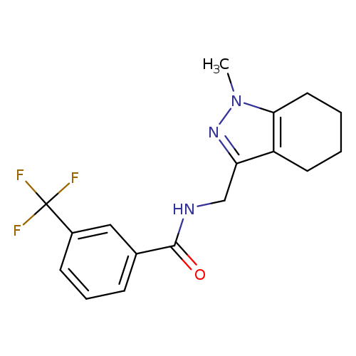 N-[(1-methyl-4,5,6,7-tetrahydro-1H-indazol-3-yl)methyl]-3-(trifluoromethyl)benzamide