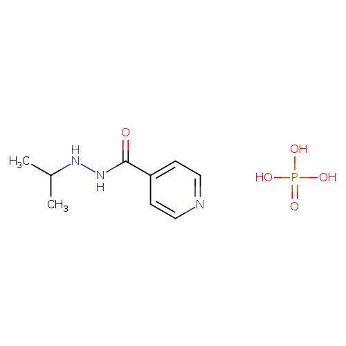 4-Pyridinecarboxylic acid, 2-(1-methylethyl)hydrazide, phosphate (1:1)